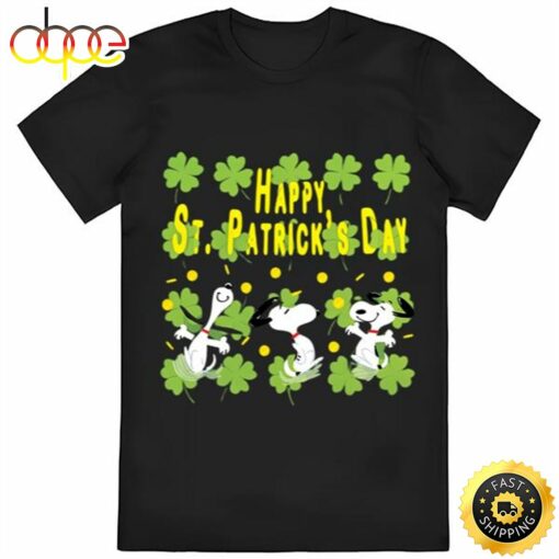 Peanuts Snoopy St Patrick’s Day Shirt, Cartoon Snoopy Shirt