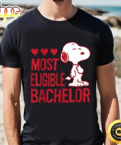 Peanuts Snoopy Valentine’s Bachelor T-Shirt