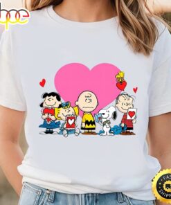 Peanuts Snoopy Valentine Day Sleeve Shirt