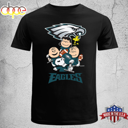 Peanuts Teams Philadelphia Eagles Unisex T-shirt