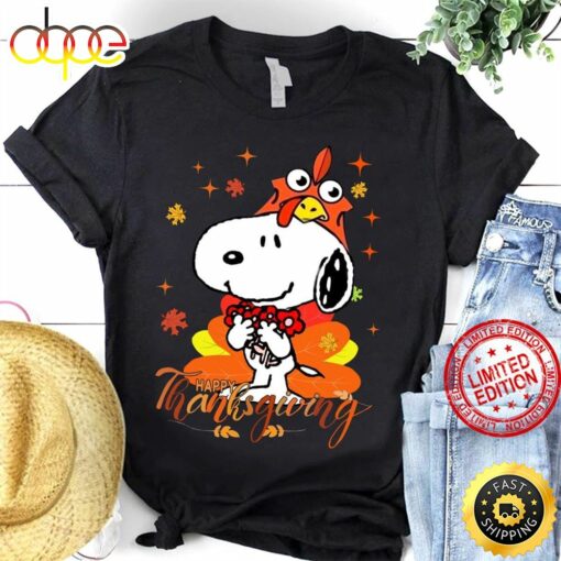 Peanuts Thanksgiving Checklist Short-Sleeve T-Shirt