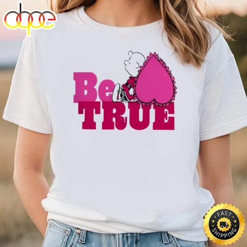 Peanuts Valentine’s Day Charlie Brown Be True Baby T-Shirt