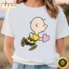 Peanuts Valentine’s Day Charlie Brown Heart T-Shirt