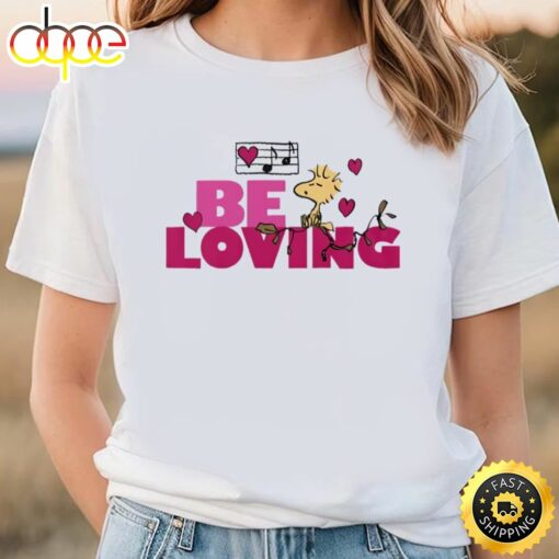 Peanuts Valentine’s Day Woodstock Be Loving T-Shirt