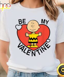 Peanuts Valentine Charlie Brown Heart T-Shirt