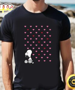 Peanuts Valentine Snoopy Hearts T-Shirt