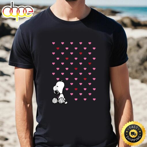 Peanuts Valentine Snoopy Hearts T-Shirt