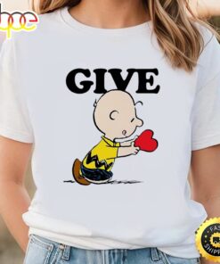 Peanuts Valentines Charlie Brown Give Shirt