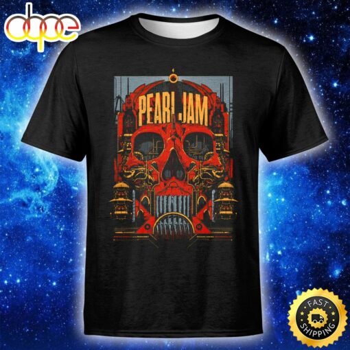 Pearl Jam’s Vancouver, Bc Tour History Unisex T-shirt