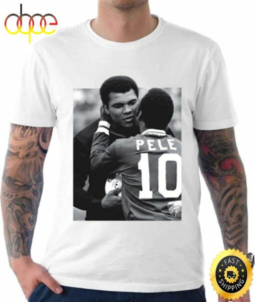 Pel And Muhammad Ali Player Soccer Unisex Tee T-Shirt