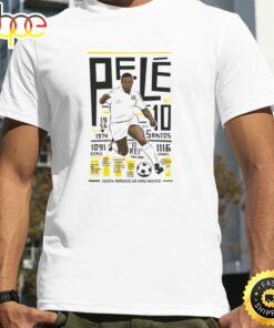 Pel Santos Fc The Football Legend Player Soccer Unisex Tee T-Shirt