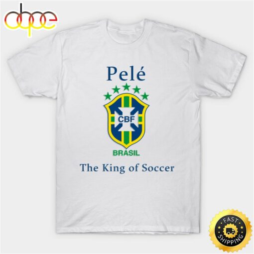 Pele Best Soccer Player From Brazil Player Soccer Unisex Tee T-Shirt