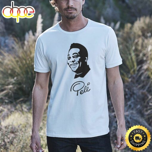 Pele Brazil Legend Number 10 Pele Hand Signed Unisex T-shirt