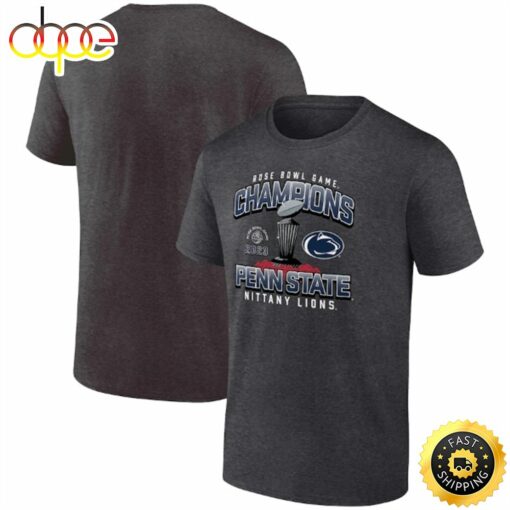 Penn State Nittany Lions Fanatics Branded 2023 Rose Bowl Champions Hometown Celebration Charcoal T-shirt