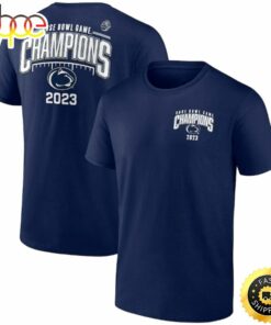 Penn State Nittany Lions Fanatics Branded 2023 Rose Bowl Champions Navy T-shirt