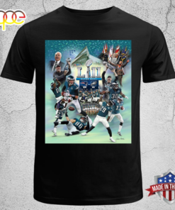 Philadelphia Eagles 2024 NFL Season Schedule Super Bowl LVII T Shirt