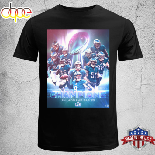 Philadelphia Eagles 2024 NFL Season Schedule Super Bowl LVII T Shirt