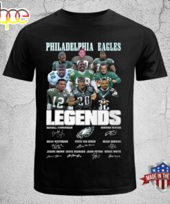 Philadelphia Eagles Legends Unisex Black T-Shirt