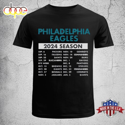 Philadelphia Eagles NFL 2024 Season Unisex T-Shirt