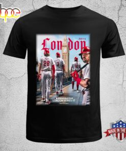 Philadelphia Phillies Are Coming MLB World Tour London Series On June 8-9 2024 Unisex T-Shirt