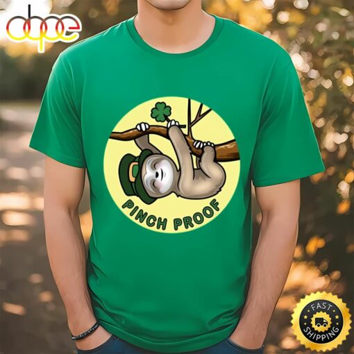 Pinch Proof St. Patrick’s Day Cute Lucky Sloth T-Shirt