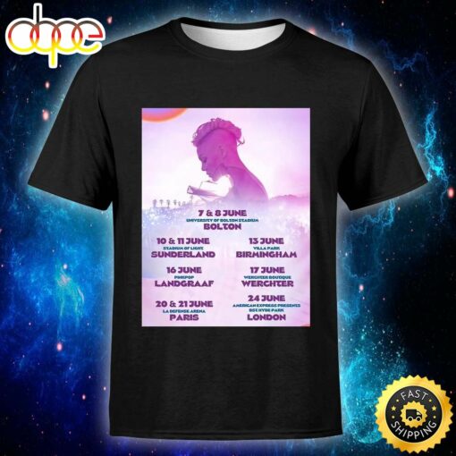 Pink Announces US Summer Carnival 2023 Stadium Tour Dates Unisex T-shirt