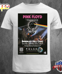 Pink Floyd 18 May 2024 Brierley Hill Civic Hall Unisex T-shirt