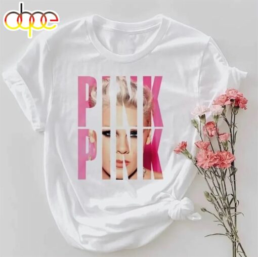 Pink Summer 2024 Tour White Unisex Shirt