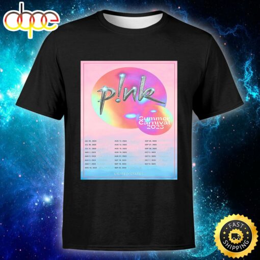 Pink Summer Canival Tour 2023 Unisex T-Shirt