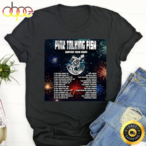 Pink Talking Fish 2023 Spring Tour Dark Side Of The Moon 50th Anniversary Celebration Tshirt