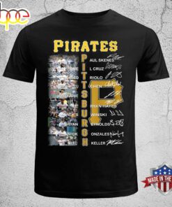 Pittsburgh Pirates Baseball Team True Starting Squad Signatures T-shirt