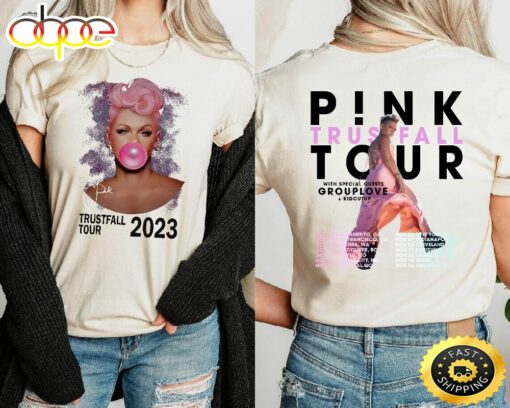 Pnk Summer Carnival 2023 Trustfall Album Tee Pink Singer Tour Music Festival Shirt Concert Apparel Tour Shirt