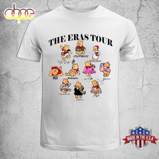 Pooh Taylor Swift The Eras Tour Disney Winnie The Pooh Unisex T-Shirt