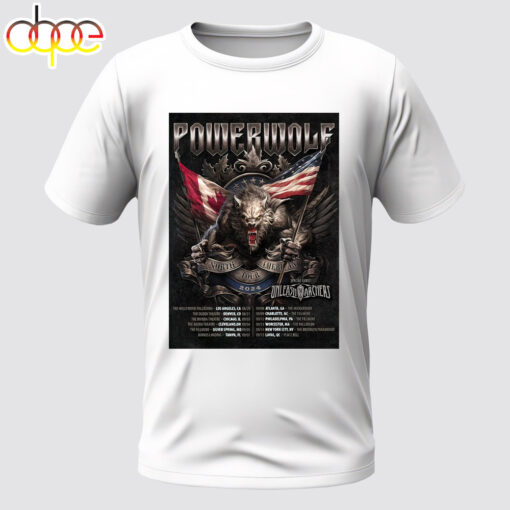 Powerwolf Announces 2024 North American Tour Dates Unisex T-Shirt