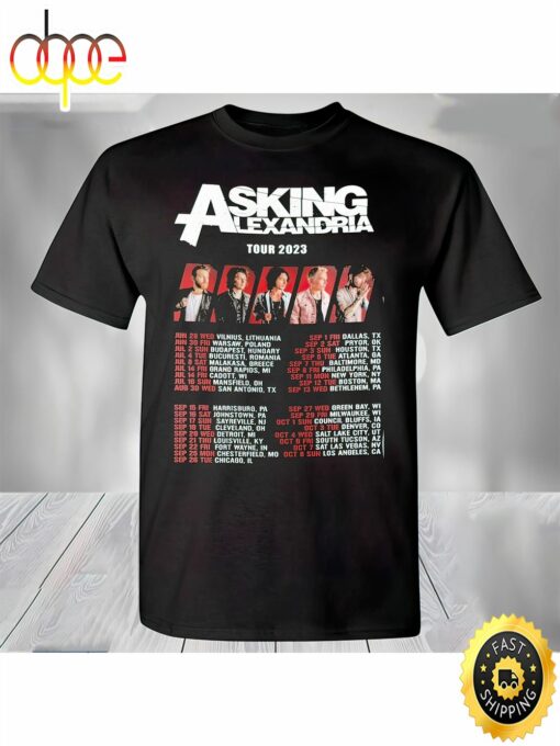 Product Asking Alexandria Tour 2023 Shirt Unisex Tshirt