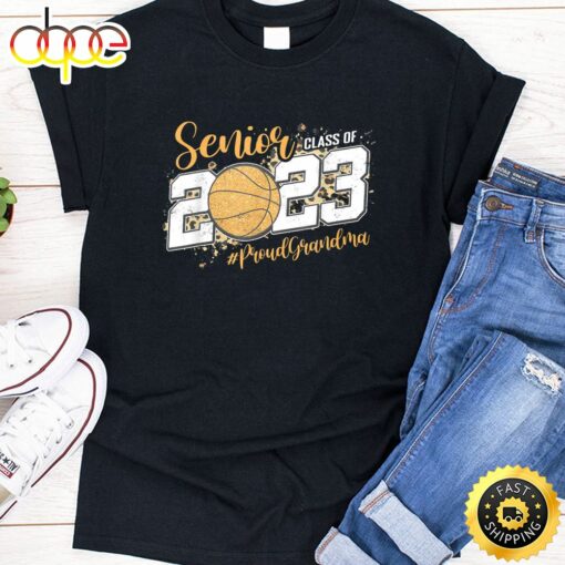 Proud Grandma of 2023 Senior Graduate Basketball Senior 2023 T-Shirt