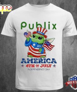 Publix’s Baby Yoda America 4th Of July Independence Day 2024 T Shirt