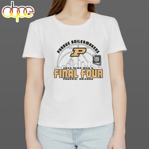 Purdue Boilermakers 2024 Ncaa Men’s Basketball Final Four Phoenix Skyline Shirt