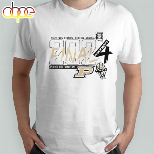 Purdue Boilermakers 2024 Ncaa Men’s Final Four Brush Stroke Shirt