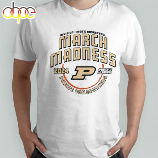 Purdue Boilermakers Division Men’s Basketball 2024 Ncaa Tournament Bound T-Shirt