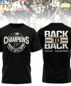 Purdue Boilermakers Men’s Basketball 2024 Big 10 Regular Season Champions T Shirt