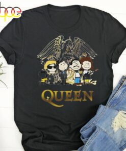 Queen Band Peanuts Comic Style Snoopy Dog For Fan Best T-Shirt