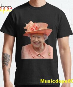 Queen Elizabeth II 1926 – 2022 Union JackRoyal Crown Black Tshirt