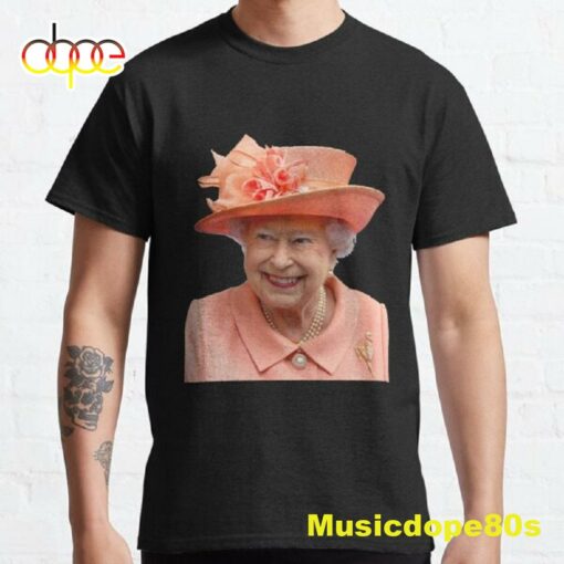 Queen Elizabeth II 1926 – 2022 Union JackRoyal Crown Black Tshirt