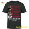 Queen Elizabeth II Platinum Jubilee 2022 Corgi Union JackRoyal Crown Black Tshirt