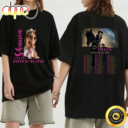 Queen Of Me Tour 2023 Shania Twain Unisex T-shirt