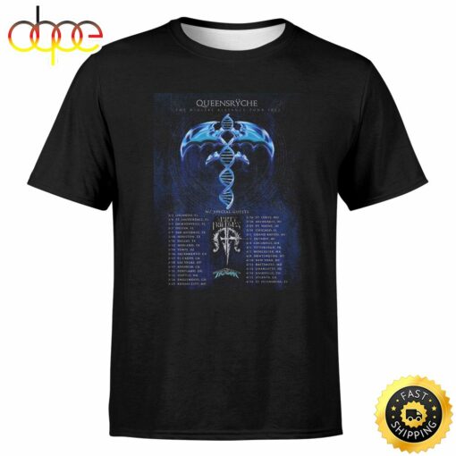 Queensryche Marty Friedman Trauma Spring 2023 US Tour Dates Unisex T-shirt