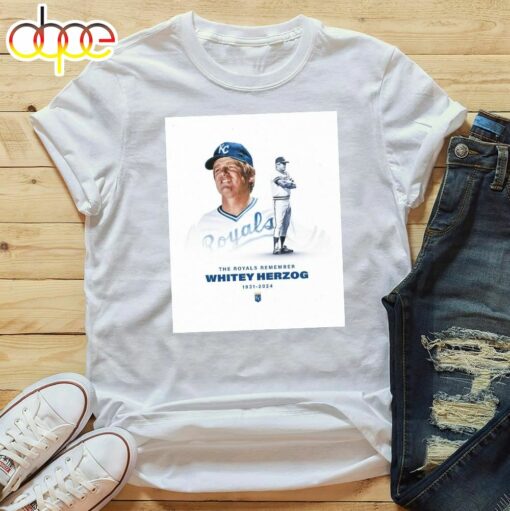 RIP Former MLB Manager Whitey Herzog 1931-2024 T-shirt