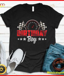 Race Car Birthday Party Racing Family Birthday Boy Pit Crew T-Shirt