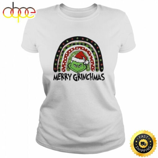 Rainbow Merry Christmas Grinch Shirt